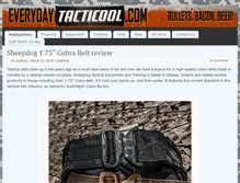 Tablet Screenshot of everydaytacticool.com